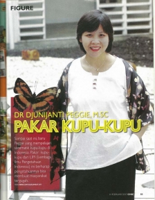 Chic Magazine 14 Februari 2007 -Dr. Djunijanti Peggie, M.Sc. - Pakar Kupu-kupu - halaman 1